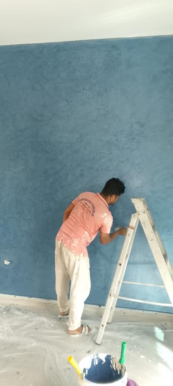 Professional exterior painting work by expert technicians